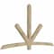 Ekena Millwork Alberta Rough Sawn Timber Gable Bracket, Douglas Fir, 96"W x 56"H x 4"D x 4"F, 14/12 Pitch GBW096X56X0404ALB00RDF - alternate 3